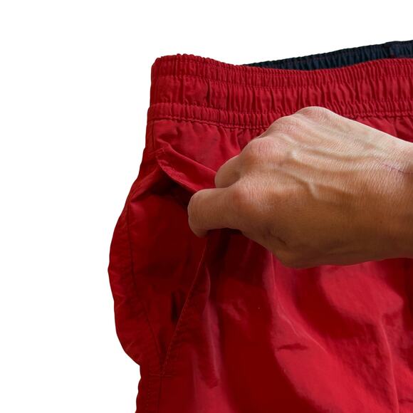 Polo Ralph Lauren Swim Trunk Shorts Mens 2XL RED Lined Pockets Preppy Lifeguard - Picture 4 of 10
